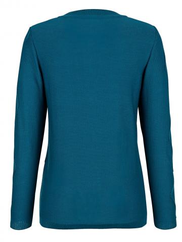 Вязаный пуловер