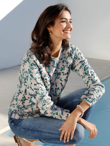 Вязаный пуловер