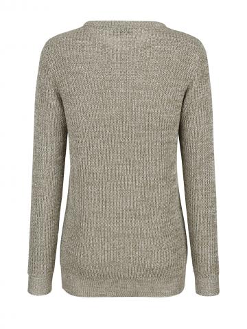 Вязаный пуловер