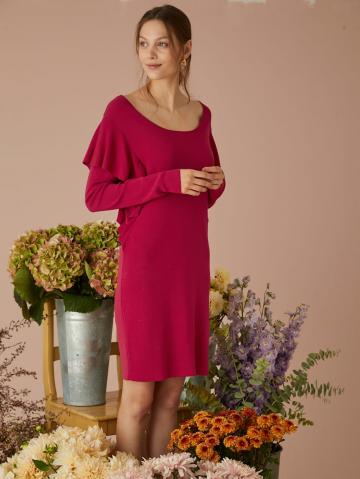 Вязаное платье