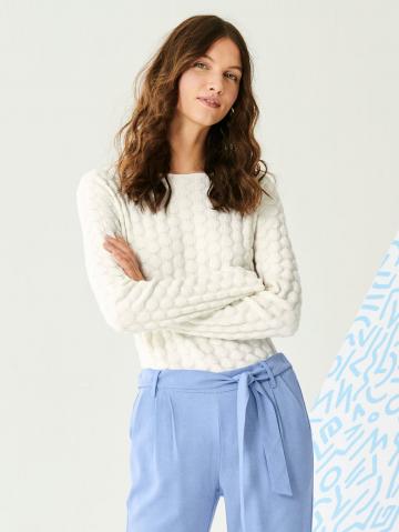 Вязаный пуловер