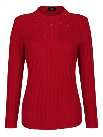 Вязаный пуловер