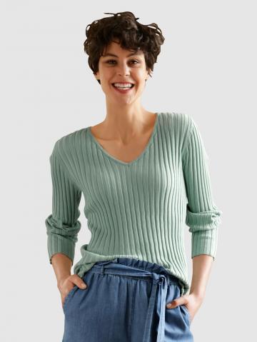 Вязаный пуловер