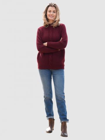 Вязаный пуловер