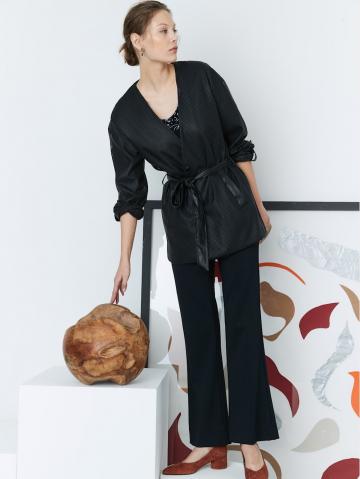 Куртка из искусственной кожи