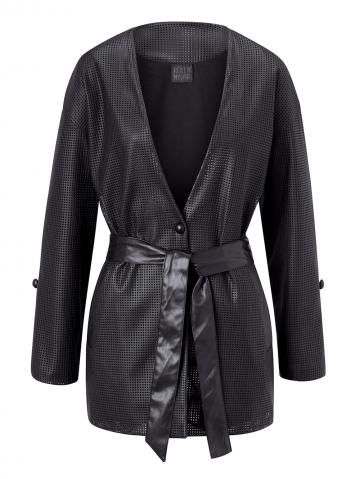 Куртка из искусственной кожи