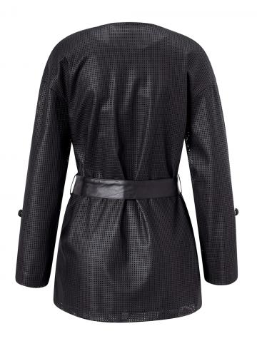 Куртка из искусственной кожи