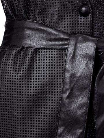 Куртка из искусственной кожи