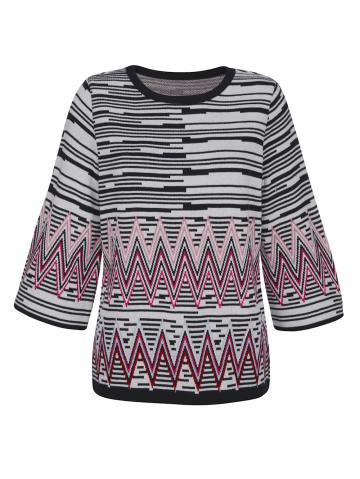 Вязаный пуловер