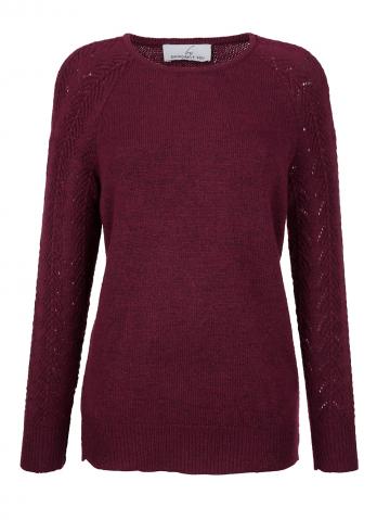 Вязаный пуловер