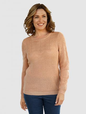 Вязаный пуловер