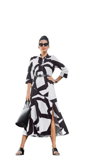 Платье с узором 