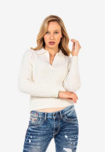 Вязаный пуловер