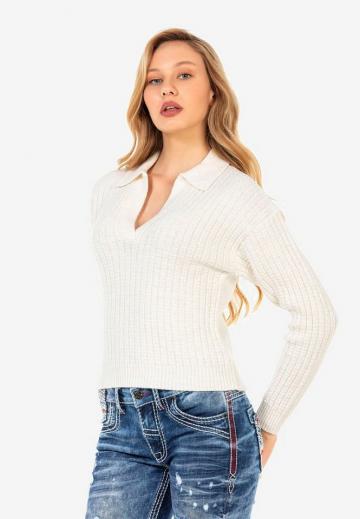 Вязаный пуловер