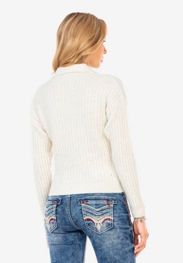 Вязаный пуловер