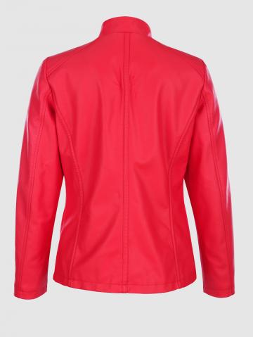 Куртка из искусственной кожи