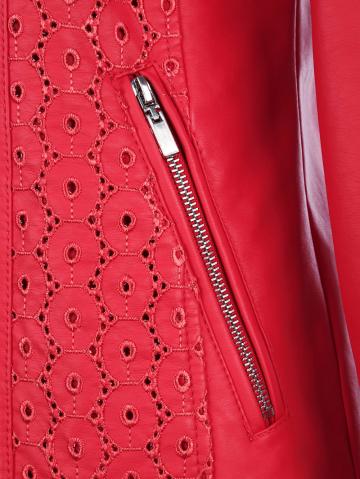 Куртка из искусственной кожи