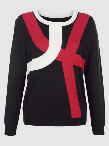 Вязаный пуловер