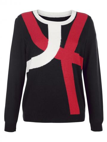 Вязаный пуловер