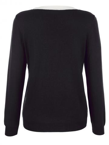 Вязаный пуловер