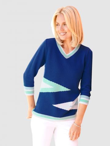 Вязаный пуловер