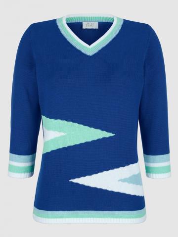 Вязаный пуловер