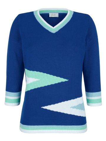 Вязаный пуловер