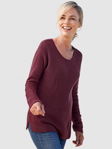 Вязаный пуловер