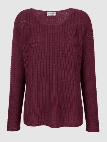 Вязаный пуловер