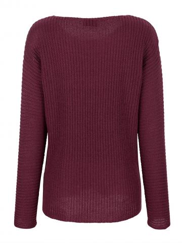 Вязаный пуловер