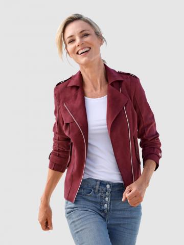 Куртка из искусственной кожи