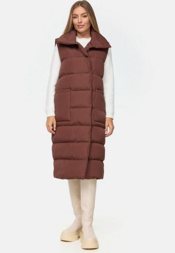 Длинный жилет