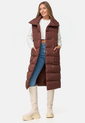 Длинный жилет