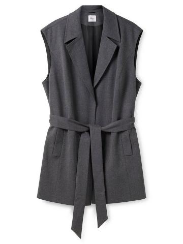 Длинный жилет