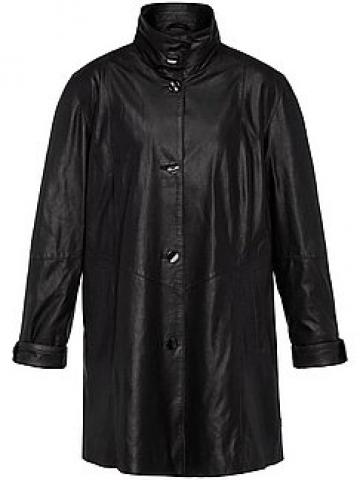 Кожаное пальто