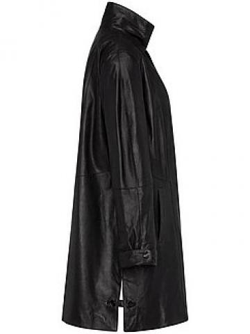 Кожаное пальто