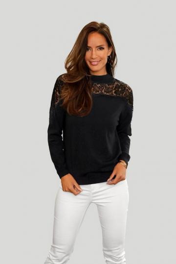 Вязаный пуловер