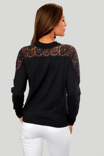 Вязаный пуловер