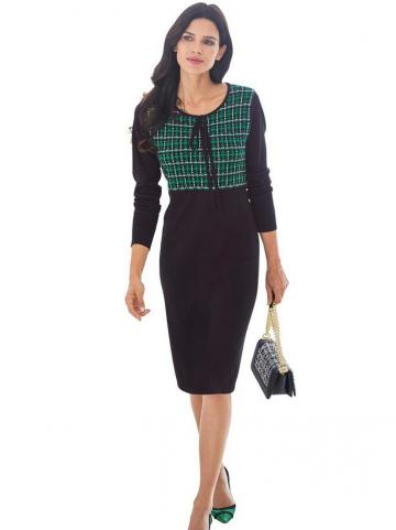 Вязаное платье 