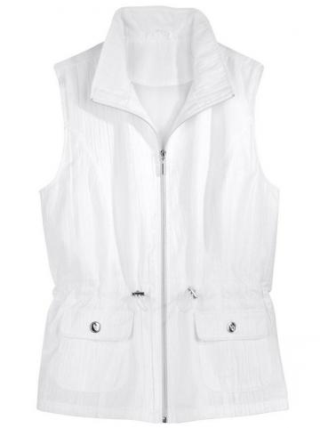 Длинный жилет