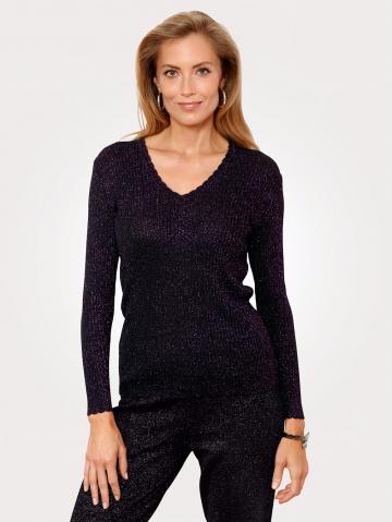 Вязаный пуловер