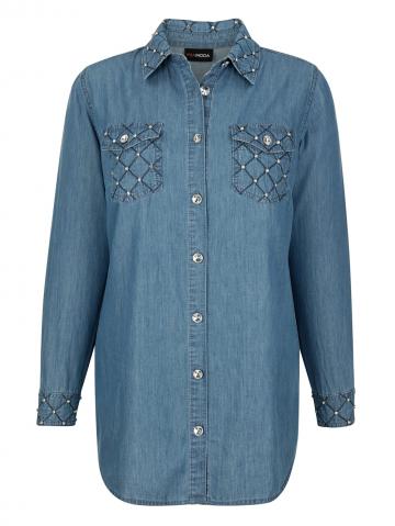 Джинсовая блузка