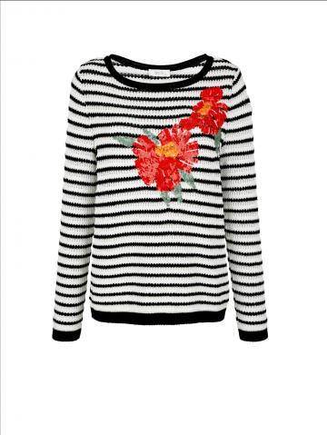 Вязаный пуловер