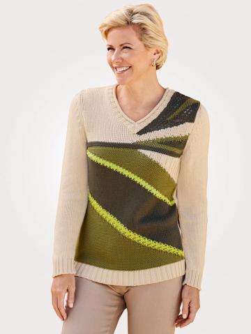 Вязаный пуловер