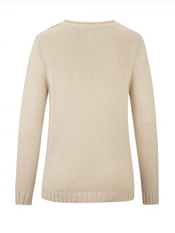 Вязаный пуловер