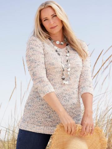 Вязаный пуловер