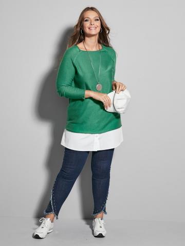 Вязаный пуловер