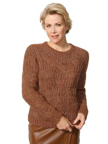 Вязаный пуловер