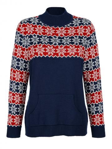 Вязаный пуловер