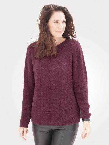 Вязаный пуловер